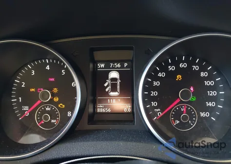 2012 Volkswagen Golf 2.5L 4-Door из США, поврежденный, VIN WVWDB7AJ6CW314409